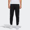 Adidas Neo Slim Fit Casual Knit Joggers with Side Logo Print Men Bottoms Black EI4734