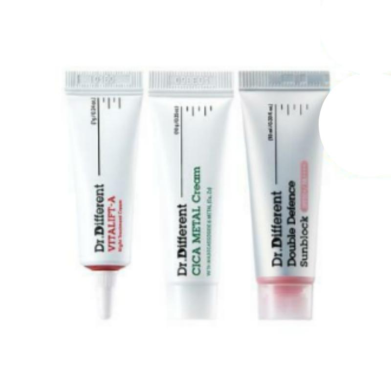 

Dr. Different Best Trial Kit [Soothing + Firming + UV Protection]