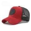 Unisex Suede Mesh Trucker Hat Breathable Baseball Cap for Men Women Outdoor Sun Protection Structured Peaked Cap Korean Casual Sports Hat