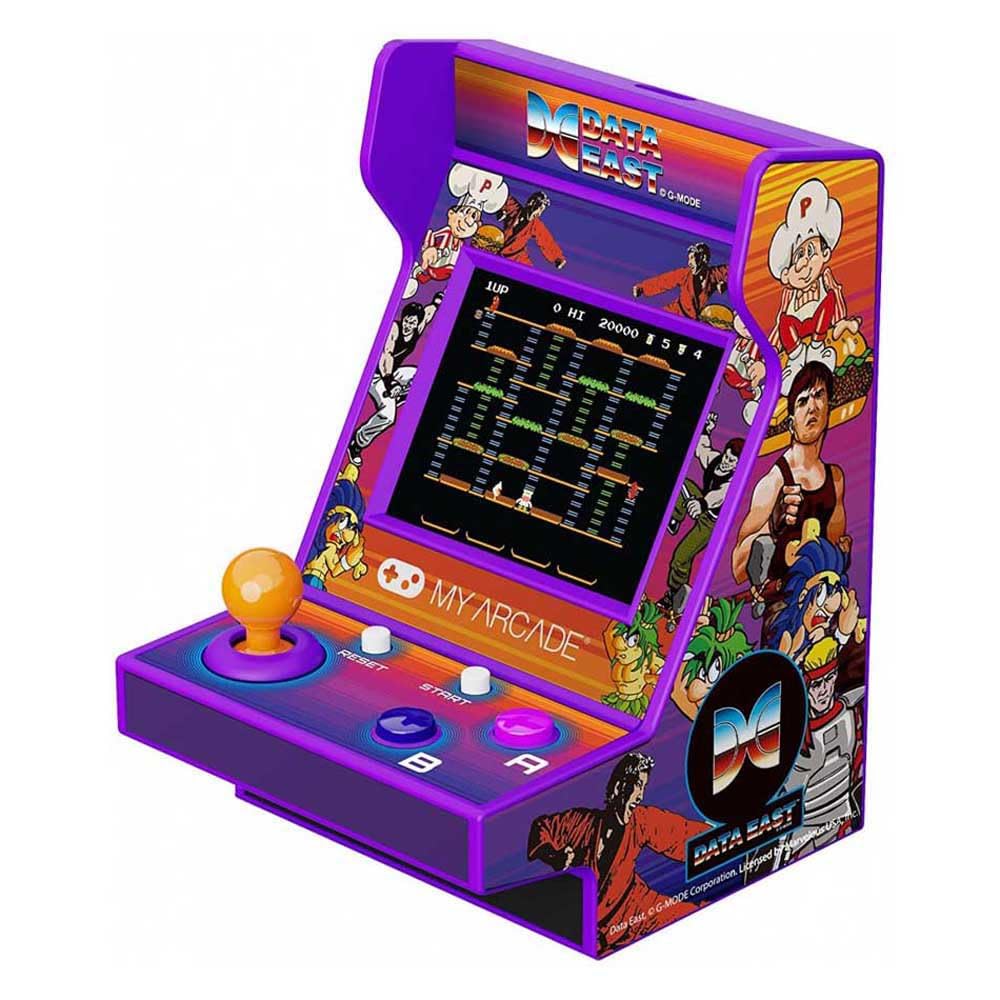My Arcade Data East Hits Pico Player Portable Retro Arcade with 108 Games and 2 Inch Color Screen, Purple