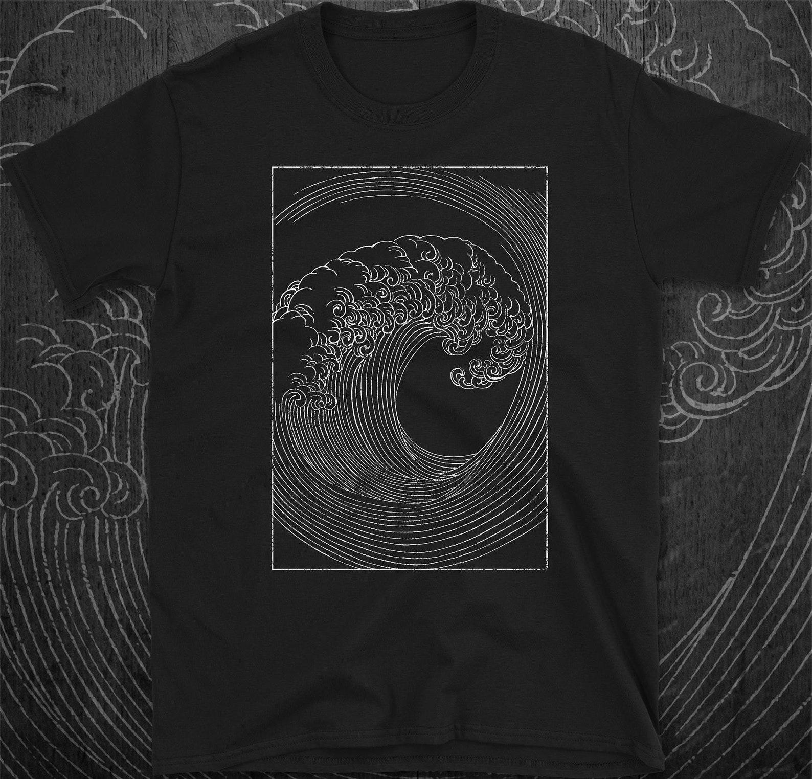 Great Wave T-Shirt | Hokusai Japanese Art, Unisex Cotton Tee S