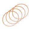 4 Pcs 20 Inch Wheel Rim Protector Orange Full Protection Self Adhesive Scratch Resistant Decorative Wheel Rim Ring