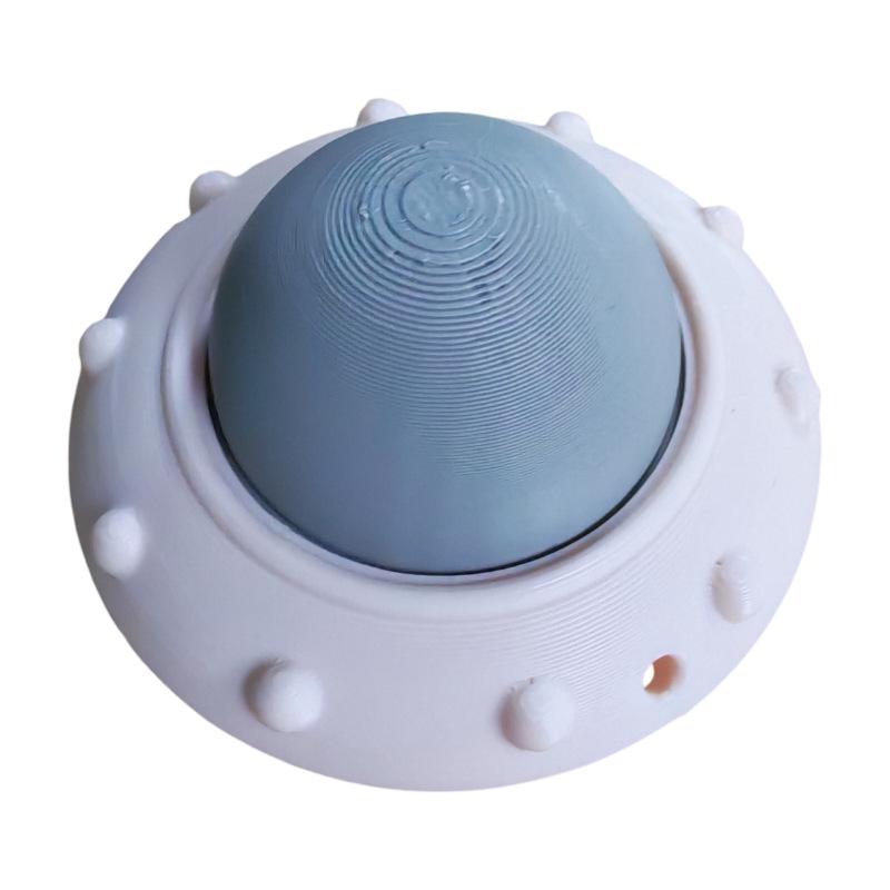 UFO Decompression Mini Squeezable Pendant with Bearing, Alien Spaceship Design