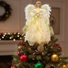 Angel For Christmas Tree 3D Festive Centerpiece Christmas Tree Topper Angel Doll For Kitchen Bedroom Living Room Apartment Dorm