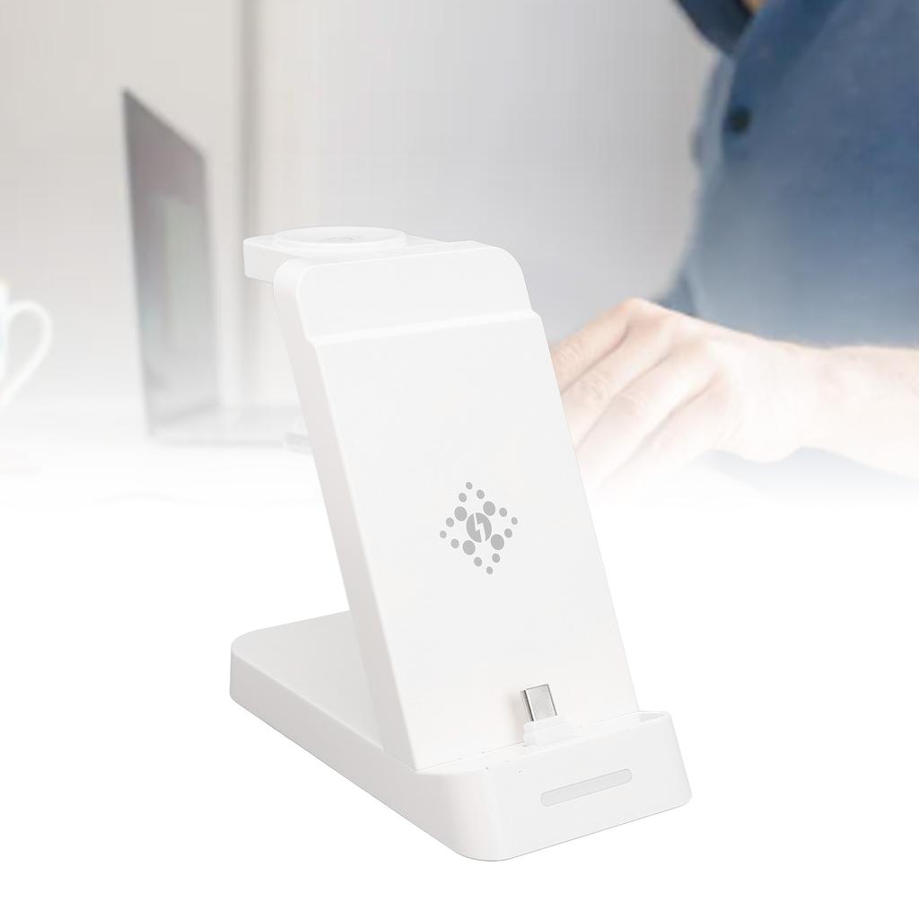3 In 1 Charging Station Foldable Travel Wireless Phone Stand for Axy Buds Buds Pro Watch 6