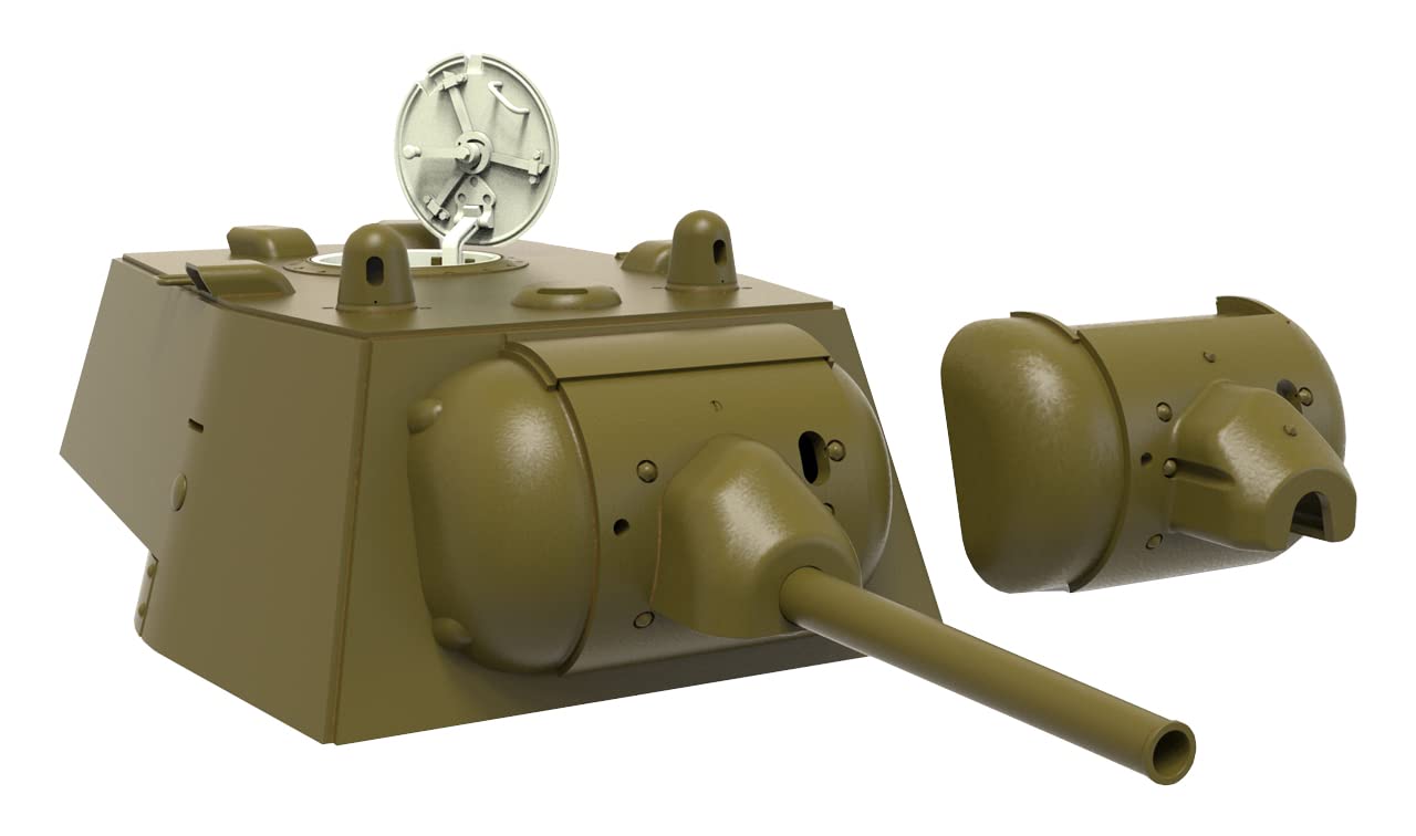 

Miniarms 1/35 WWII Russian/Soviet KV-1 Early Turret with Metal Barrel, Plastic Model Kit Part B35241, Molded in Color