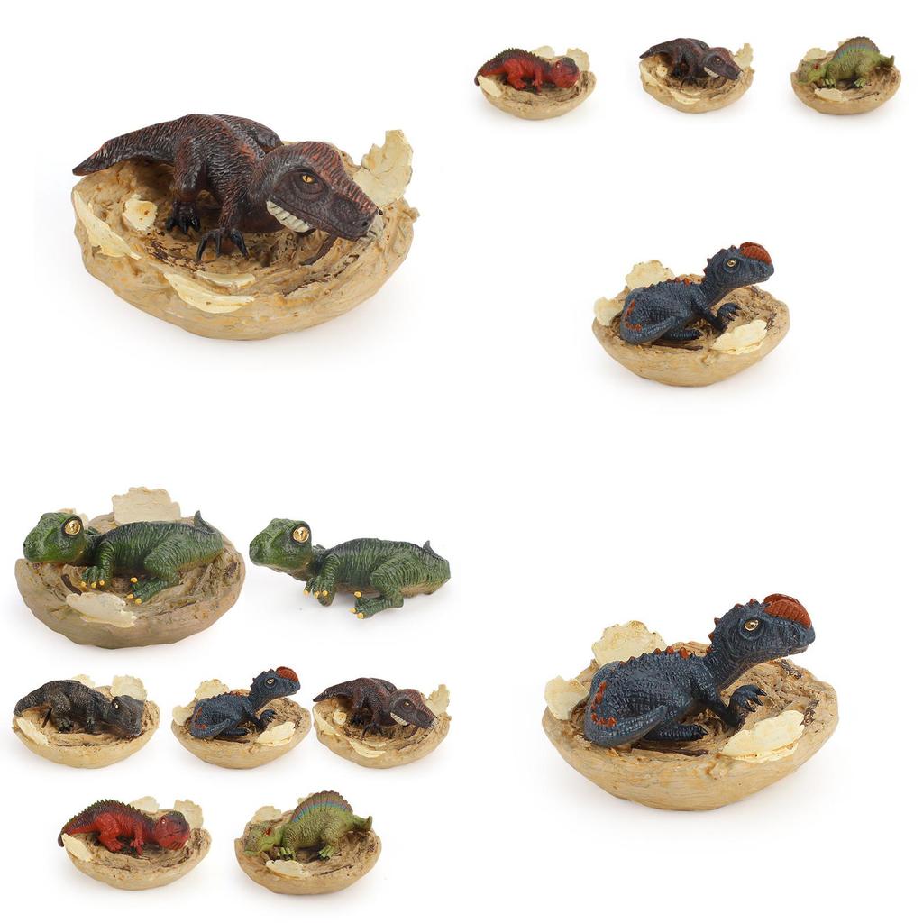 Dinosaur Toy Model Set With Plastic Material For Kids And Collectors