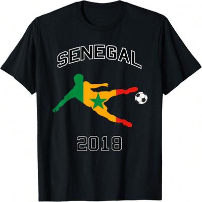 Senegalese Football Jersey Senegal Soccer Goal Shirt T-Shirt