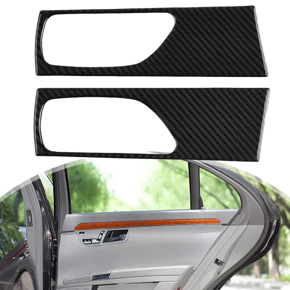Cover Trim Decor Sticker ABS Accessories Carbon Fiber Decal Door Handle Interior Pair Parts For Lexus IS