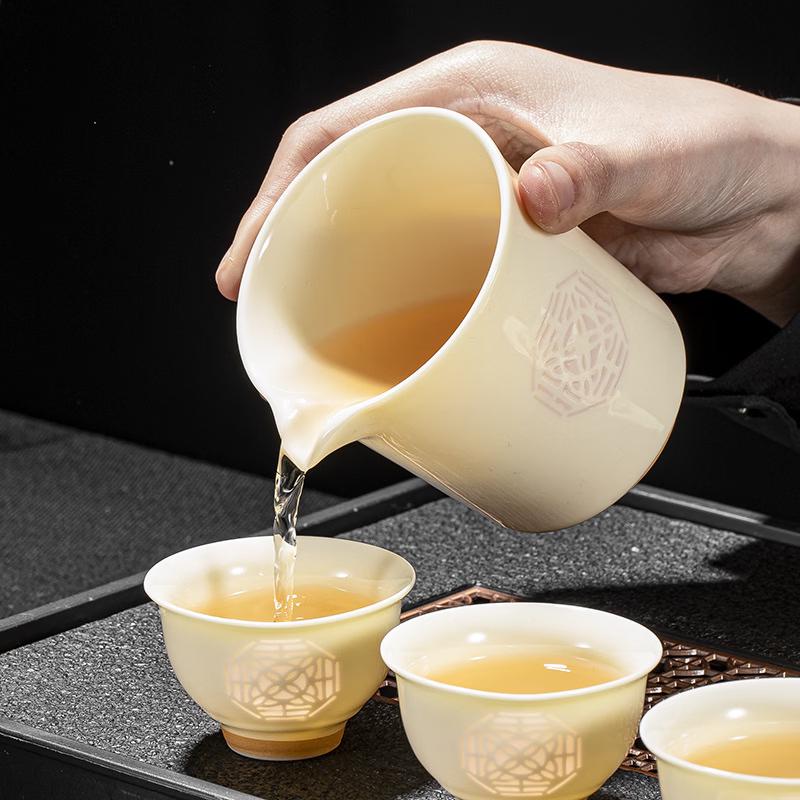 Exquisite Underglaze Ceramic Kung Fu Tea Set