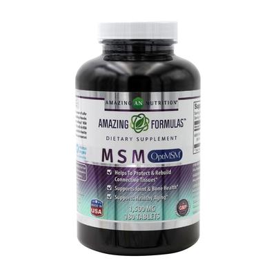 Amazing Formulas MSM mit OptiMSM 1500 mg, 180 Tabletten