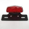 Universal Lucas LED Tail Lamp Red Lens Black Bracket