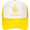 Beautiful Day To Live Me Alone Sun Graphic Trucker Hat Breathable Mesh Baseball Cap Casual Adult Headwear