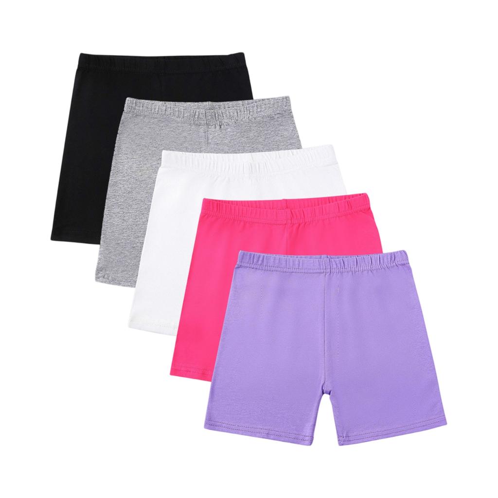 Summer Girls' Three-Point Safety Pants Underwear Leggings Five-Piece Set
