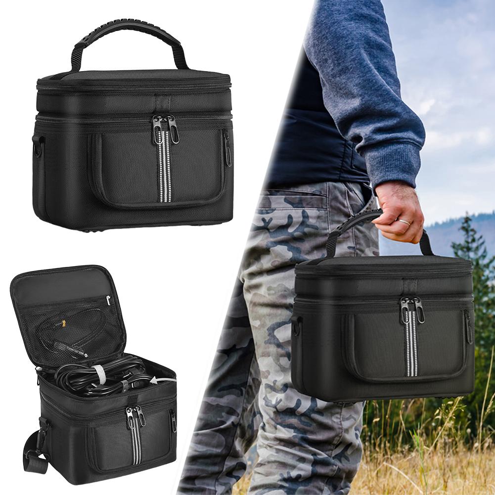 Portable Power Station Bag Anti-drop Carrying Case Large Storage Case Multiple Pockets for ECOFLOW RiVER 2 Outdoor Power Supply