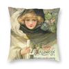 Home Decoration Nordic Halloween Witch Ghost Tree Cushion Cover Cushion Cover Mystery Magic Pillowcase 45x45cm Funda De Almohada