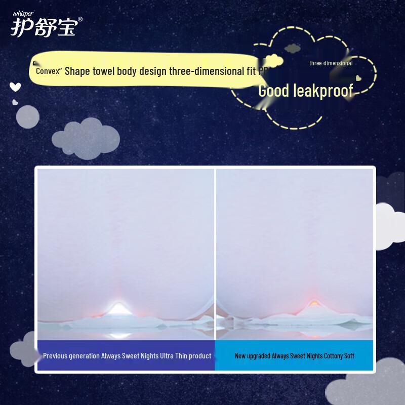 Whisper Sweet Sleep Cottony Soft Overnight Sanitary Pads