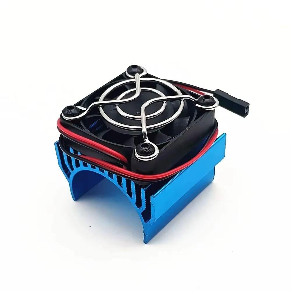 Metal Material Heat Sink 3650 Motor Motor Radiator Cooler Cooling Fan  1/10 Scale RC Cars