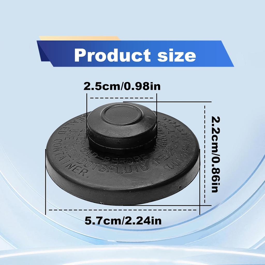 Brake Master Cylinder Fluid Reservoir Cap Compatible With Toyota Highlander 4Runner Sienna Avalon Corolla RAV4 Camry Replace OE 47230-06010