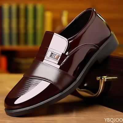 Men's Formal Leather Shoes New British Style Business Low Cut Casual Pointed Daily Casual Shoes Zapatos De Vestir Hombre Luxury