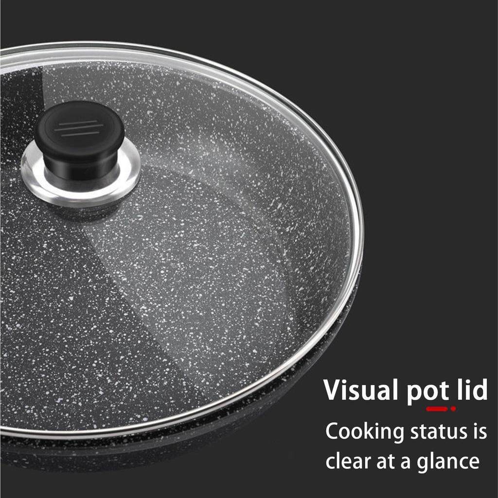 Non-Stick Frying Pan Induction Nonstick Frying Pan Skillet Metal Cookware Kitchen Supplies For Induction Ceramic Stove Cooktop