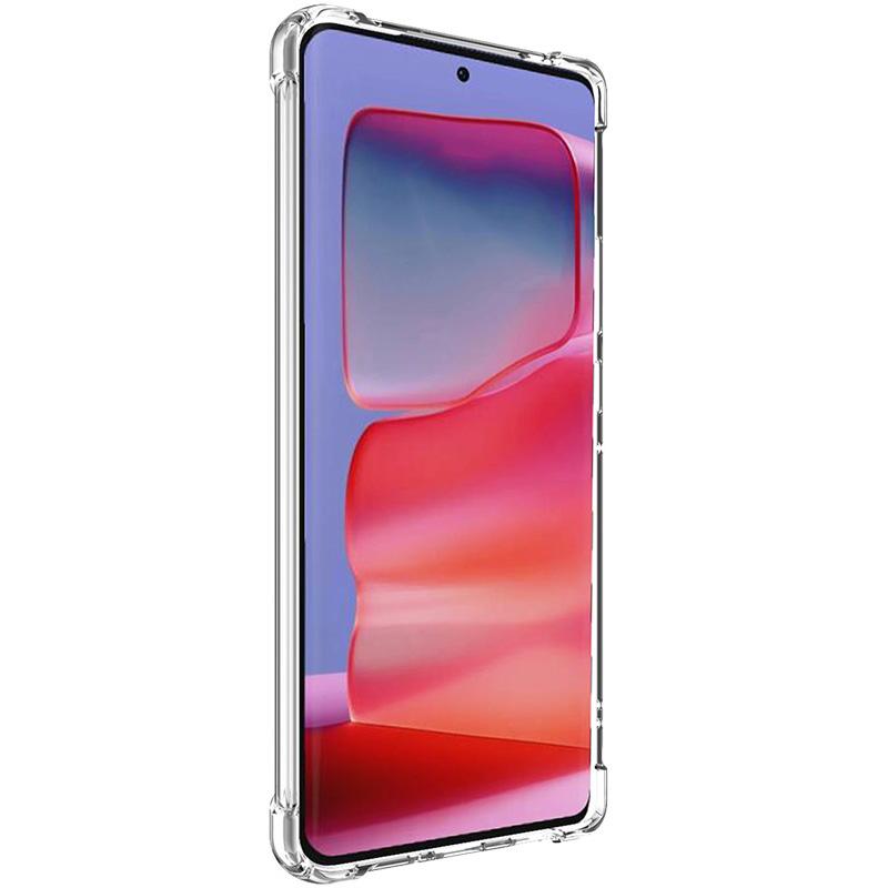 IMAK Dla Motorola Edge 50 Pro 5G Przezroczyste Etui Odporne na Wstrząsy Narożniki PC+TPU Pokrowiec na Telefon