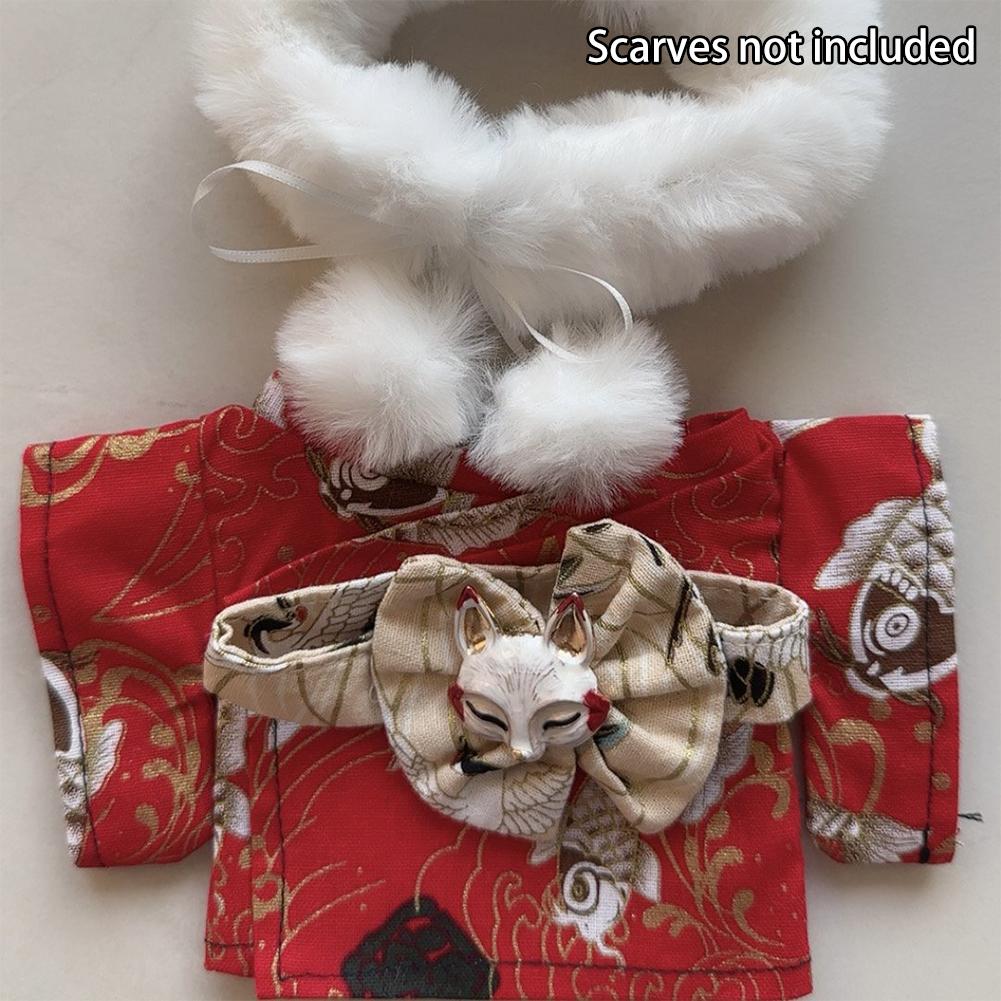 

Миниатюрный набор юбки кимоно для 17-сантиметровых кукол Лабубу. Симпатичная одежда для кукол своими руками. Модные аксессуары. Прекрасный наряд. Подарки для девочек, подруг. 09#