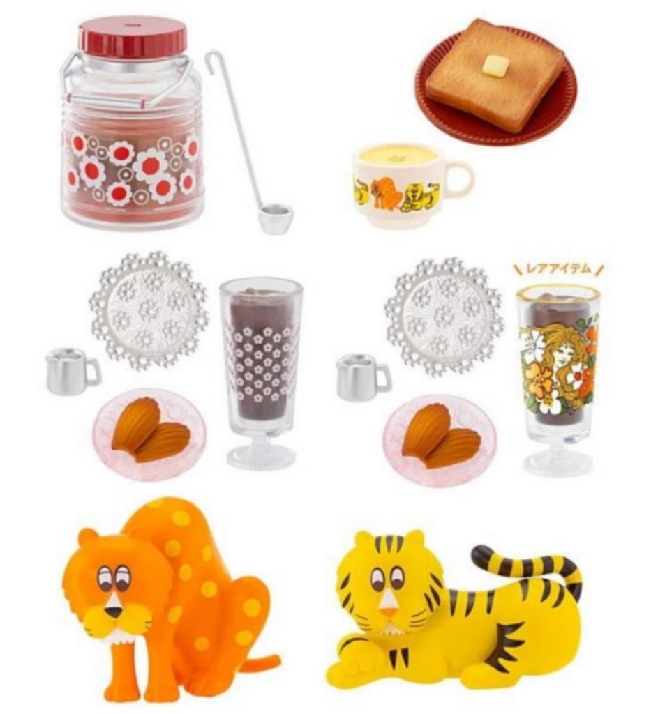 Adelia Retro Miniature Collection Vol.3 x Complete Set of 6 (with Rare) Full Set of Gachapon Capsule Toys