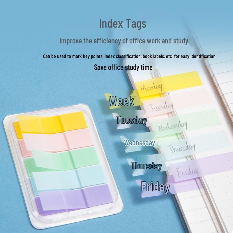Deli 21606 Color-Coded Index Tabs & Labels for Marking and Classification