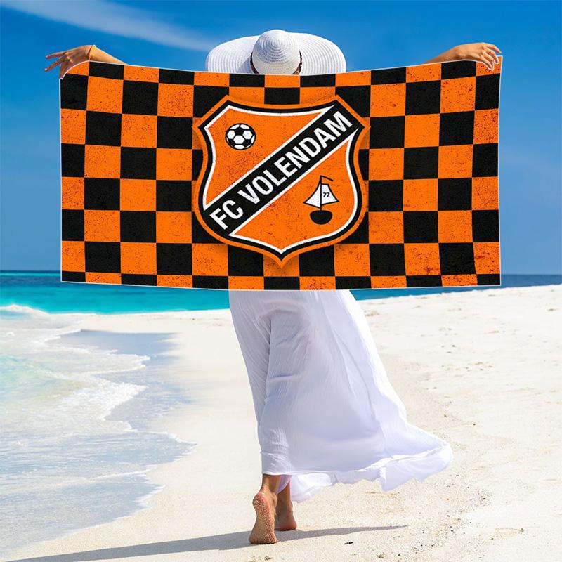 FC Volendam Print Beach Towel, Large Soft Quick Dry Towel for Beach Camping Swimming