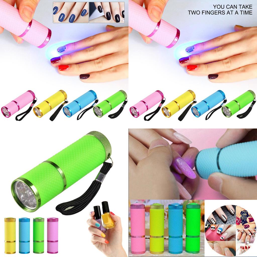 Compact Led Nail Curing Lamp Flashlight With Black Strap For Easy Portability And Low Power Consumption