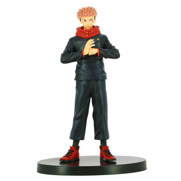 Figurine - Banpresto - Yuji Itadori - 15 Cm - Support De Présentation - Jujutsu Kaisen