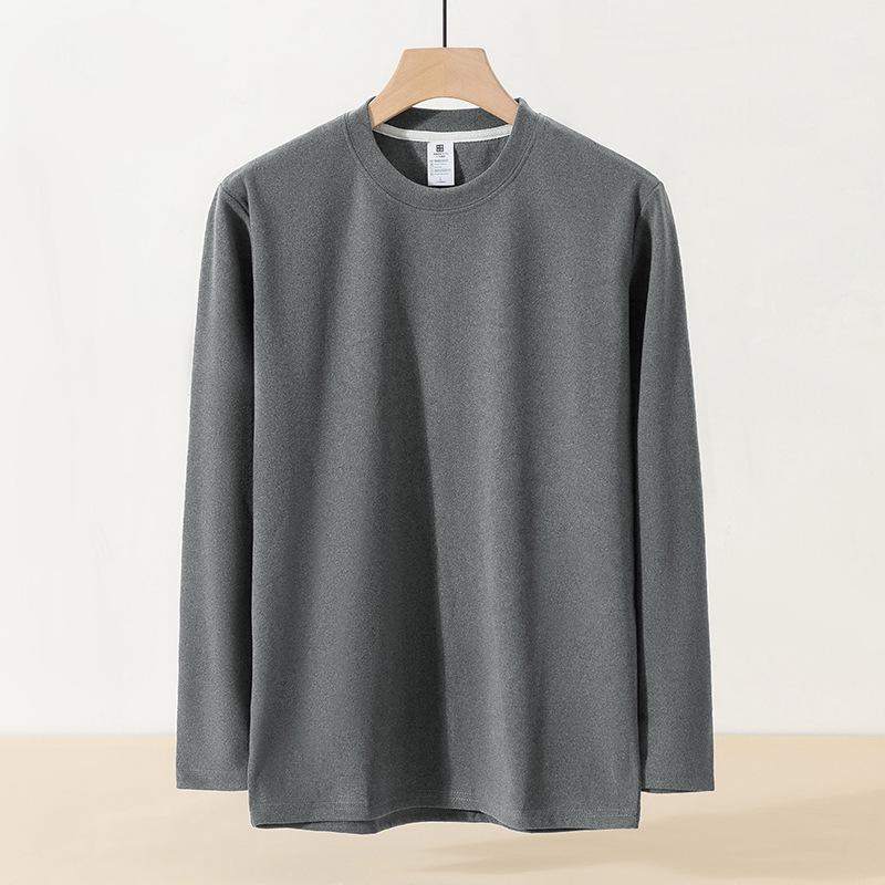 Men's Double-Sided Fleece Warm Winter Thermal Set: Long-Sleeved Top & Seamless Pants