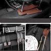 Car Seat Hook for Shopping Bags Summer Road Trip Essentials Multi-Purpose Leather Hanging Hooks for SUV Truck Vehicle Organizer To Keep Car Clean