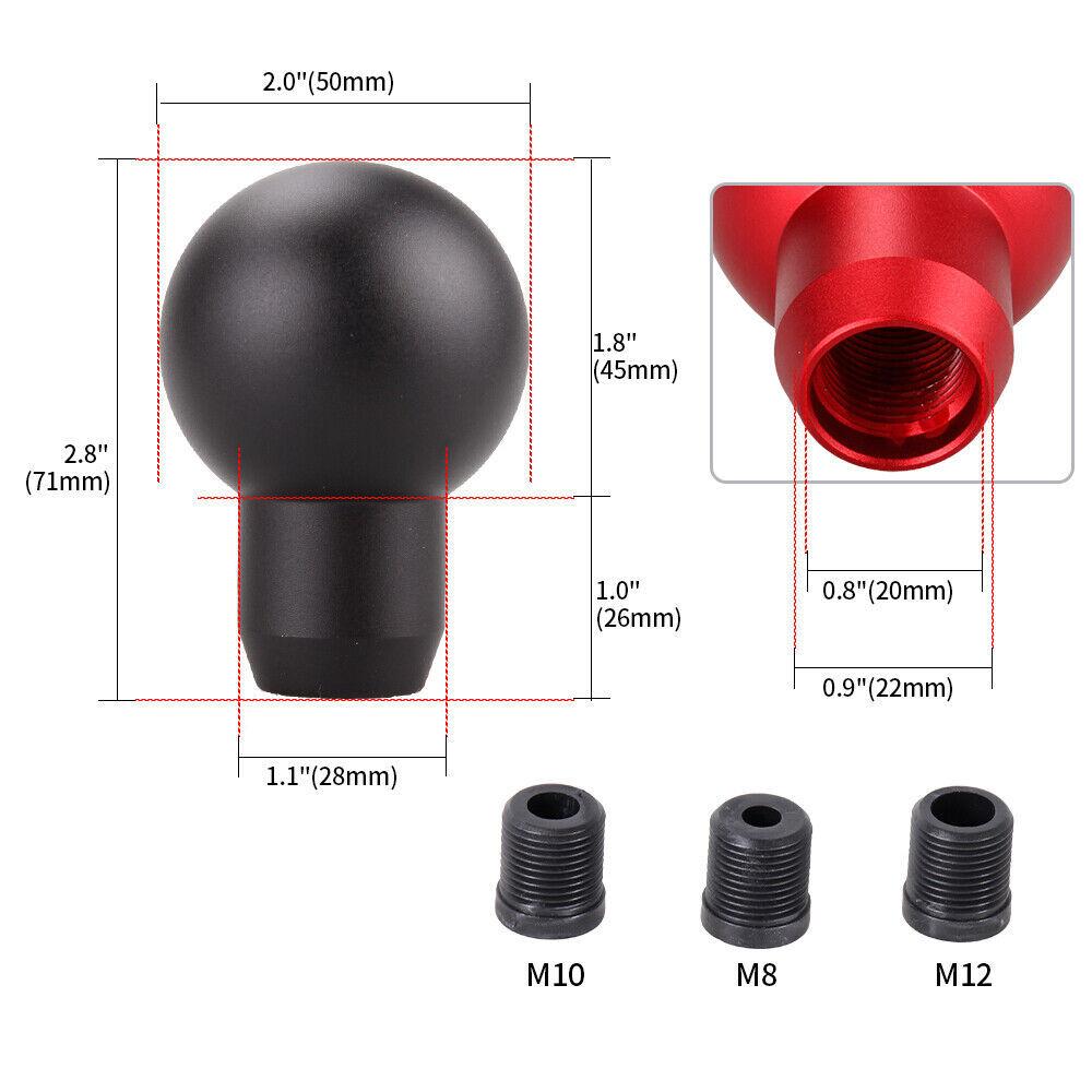 JDM Universal Aluminum Shifter 5 6 Speed Gear Stick Shift Knob Manual MT Racing