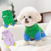 Dopamine Color Matching Warm Down Four Legged Dog Clothes For Small Medium Pets
