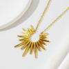 Unique Sun Pendant Necklace for Women 18K Gold Plated No Fade Women's Necklace Fashion Luxury Jewelry