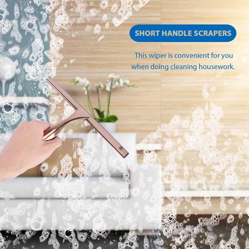 Hot Sale All-Purpose Shower Squeegee Glass Wiper Scraper Squeegee Cleaner Doors Bathroom Mirror Scraper Glass Cleaning Tools