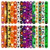 12Pcs Halloween Christmas Pattern Wristband Decoration Toys Kids Birthday Party Gifts Pinata Filler New Year's Party Favors