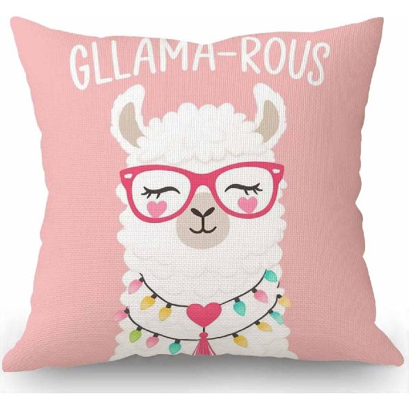 Swono Hundred Dollar Bill Farmhouse Pillow Cover 18x18 Inch Home Decor Cotton Linen Throw Pillow Case Cushion Cover for Sofa Couch