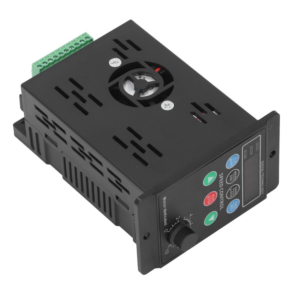 Variable Frequency Drive 30W 1PH 176264V Input 3PH 0220V Output 0.1400Hz LED Display Motor Speed