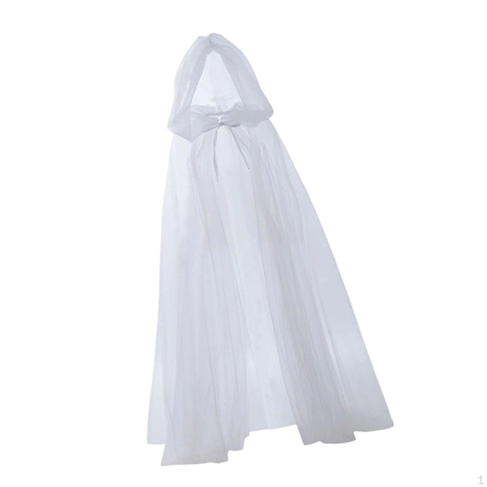 

Плащ для костюма на Хэллоуин и фестивальных мероприятий White 180cm