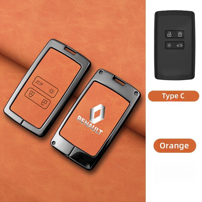 Pour Renault 2026 Nouveaux Enjoliveurs Mode Housse Coque pour Clé de Voiture Pour Renault Koleos Kadjar Captur Megane Talisman Espace Clio Zoe