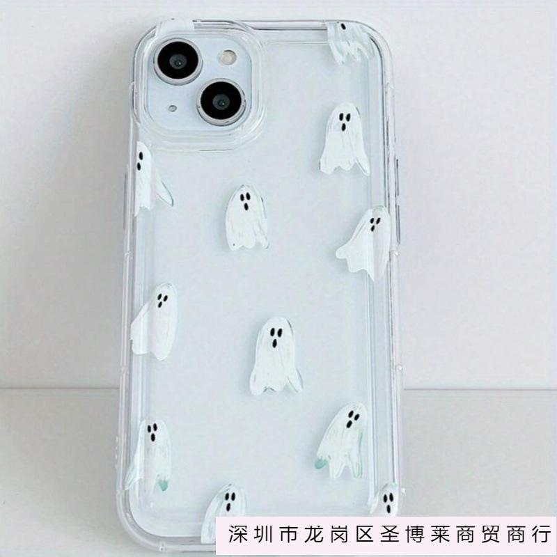 Wandering ghost applies to iPhone16Pro Apple 15 Pro mobile phone case 14 transparent 13 airbag 12 explosion 11