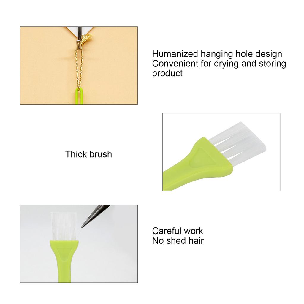 6pcs Electric Shaver Razor Cleaning Brush Small Trimmer Gap Dustpan Cleaning Brushes