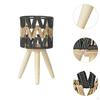 Floor Planter Stand Plant Baskets Rack Multipurpose Handmade Wooden Shelf Wood Legs for Home