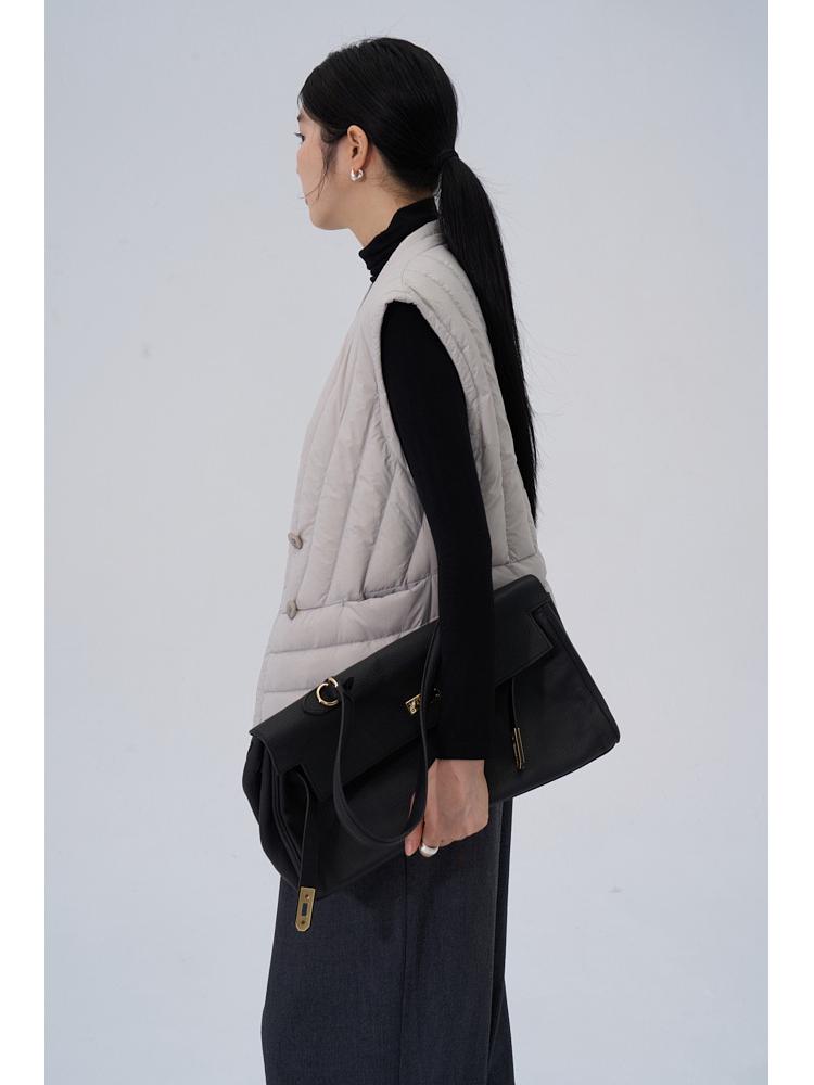 Damen V-Ausschnitt Petite Daunenweste - Herbst/Winter Ärmellose Oberbekleidung