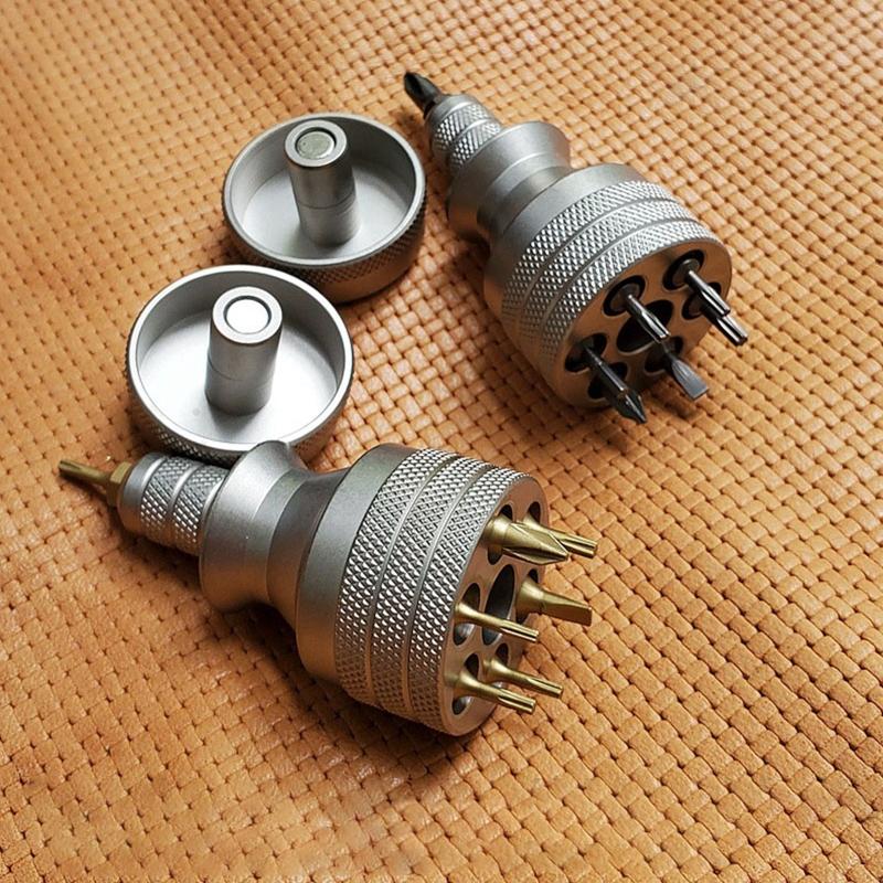 6-point Star Screwdriver Set Drill Bit Set for Titanium Alloy for Palm Screwdriver Multi-function Screwdriver with 6 Dri