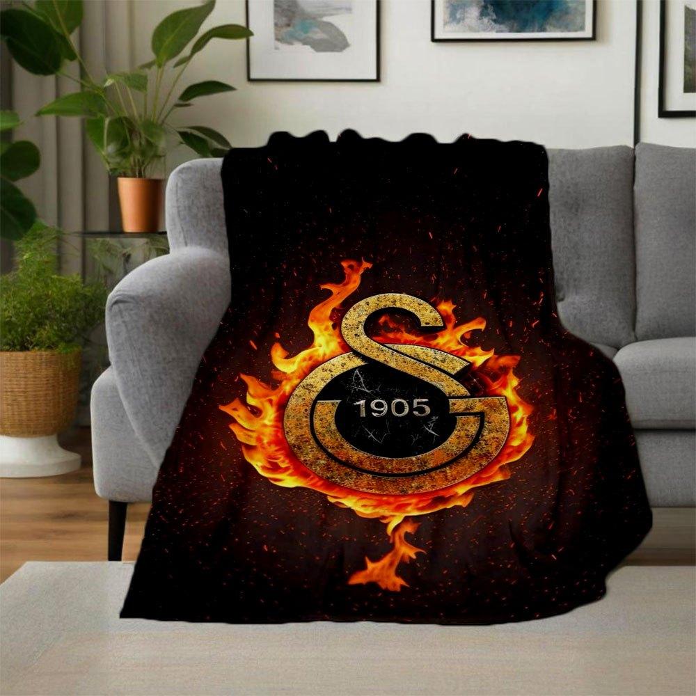 "Flaming '1905' Logo Wall Art Decor"Blanket Flannel Throw Blanket for Sofa, Bed, Travel, Camping, Office, Couch, Chair, And Bed Gift for Chr