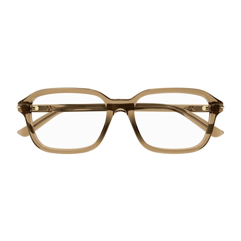 Gucci Optical Glasses Full Frame Lightweight Rectangular Brown 56 Original Box and Original Bag (new and Old Versions of Glasses Case Are Random)